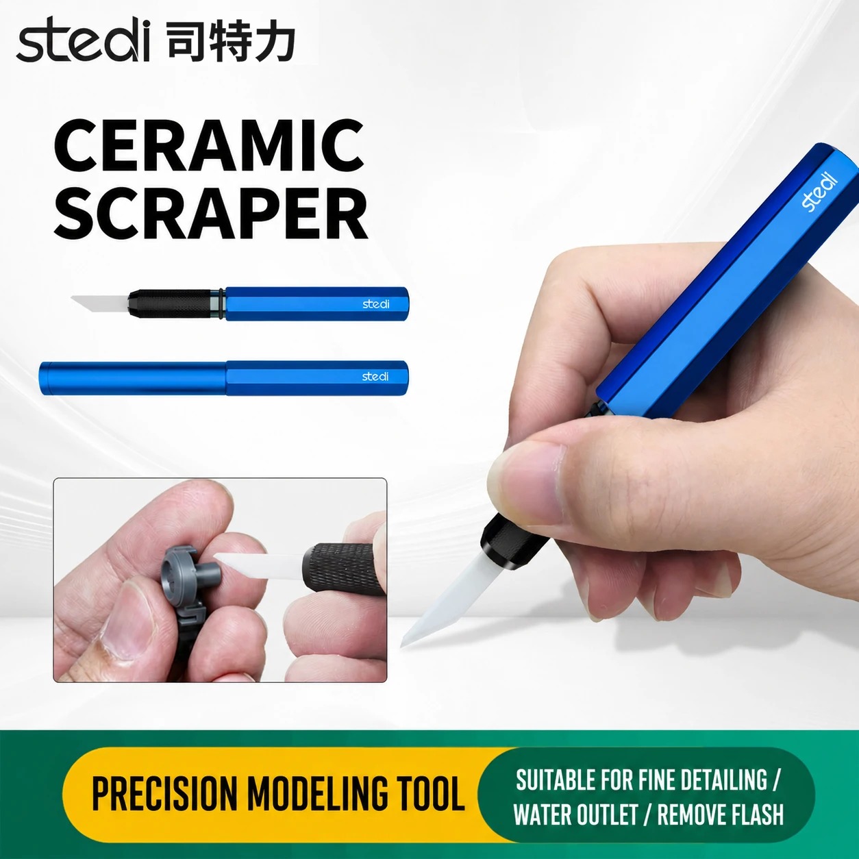 Seam Scraper Tool - Raschietto in Ceramica Stedi MS-39M per