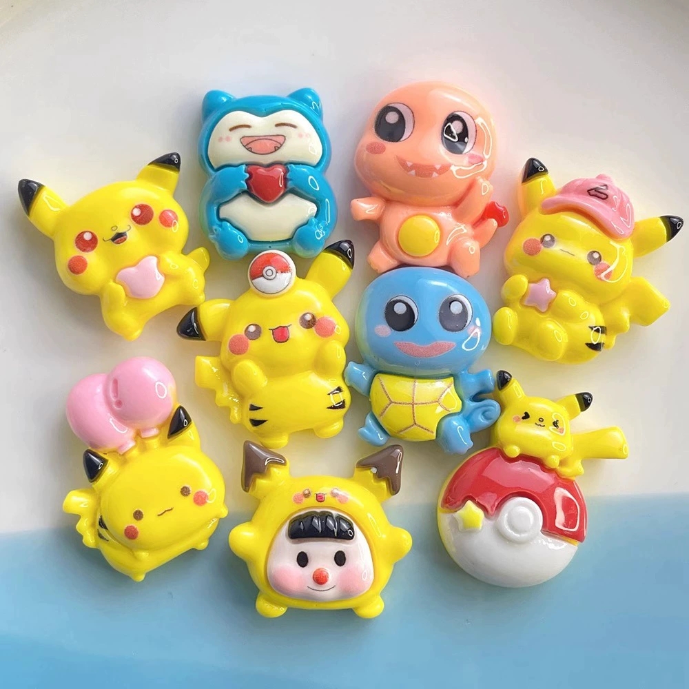 Model Kit Pokemon - Set di 9 Pezzi Pokemon Kawaii,