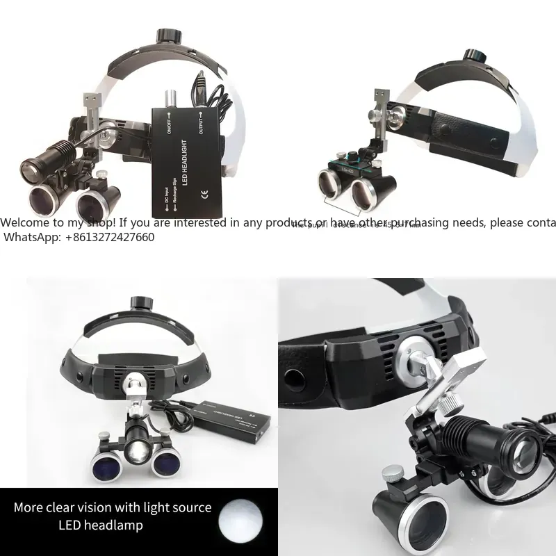 Magnifier With Light - Lente d'Ingrandimento Binoculare 3.5X/2.5X con Luce