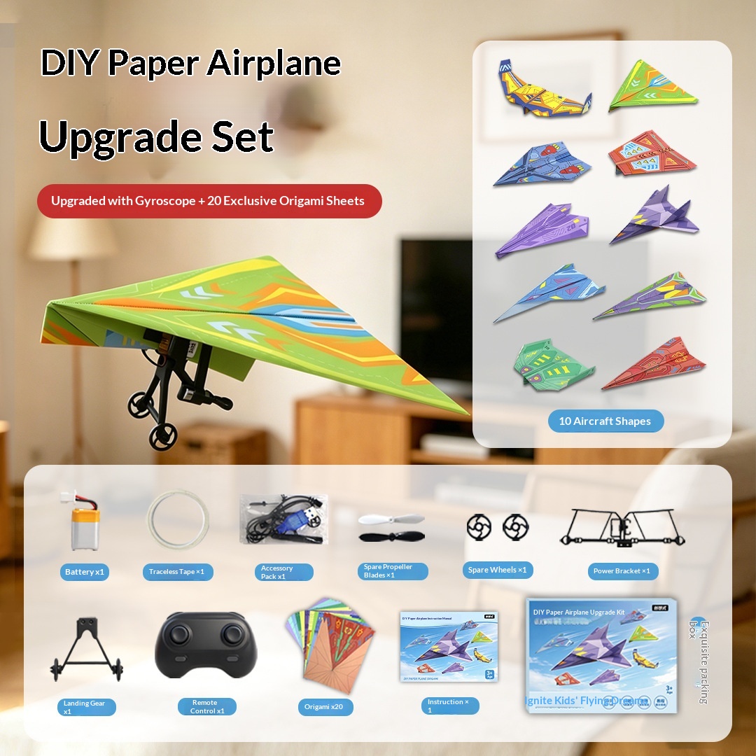 Model Kit Expert - Kit Fai-da-Te per Aeroplani di Carta: