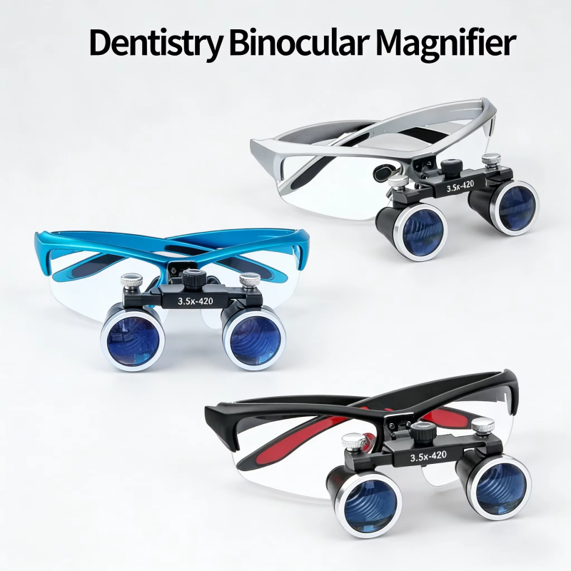 Magnifier With Light - Lente d'ingrandimento binoculare ultraleggera 3.5X per