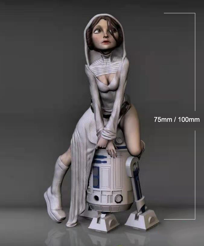 Model Kit Mecha Girl - 1/24 75mm 1/18 100mm Kit modello
