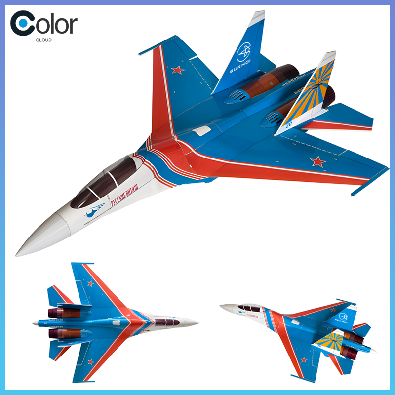 Model Kit Expert - Aereo RC Su-27 con Ventola Intubata,