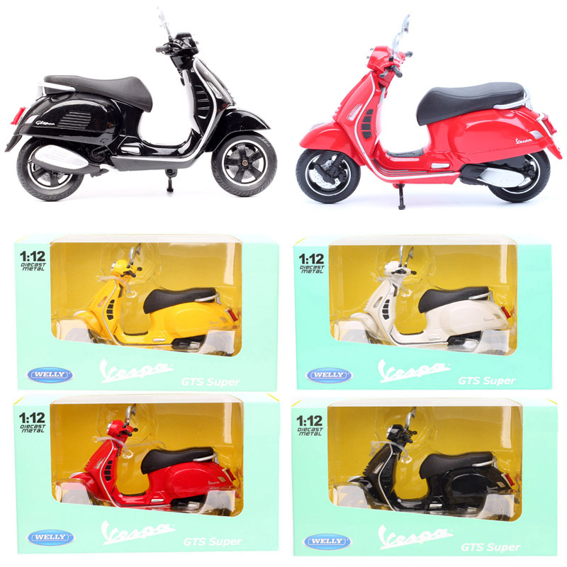 Model Kit Vespa - Welly Modellino Moto Scooter Vespa GTS