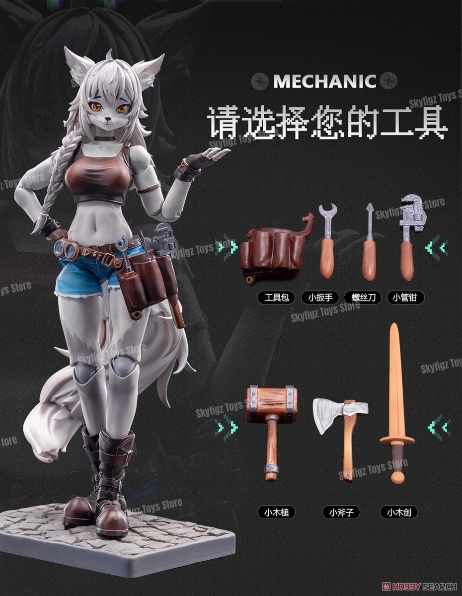 In Magazzino LADoTOYS Adventur - Model Kit Mecha Girl recensione e prezzo