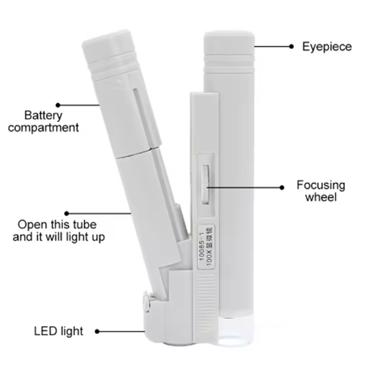 ABNJ Microscopio portatile 100 - Magnifier With Light recensione e prezzo