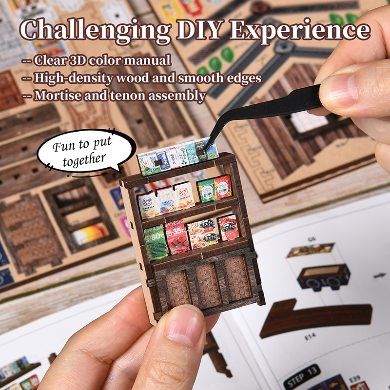 Mini Book Nook Fai-da-Te Negoz - Model Kit Japanese recensione e prezzo