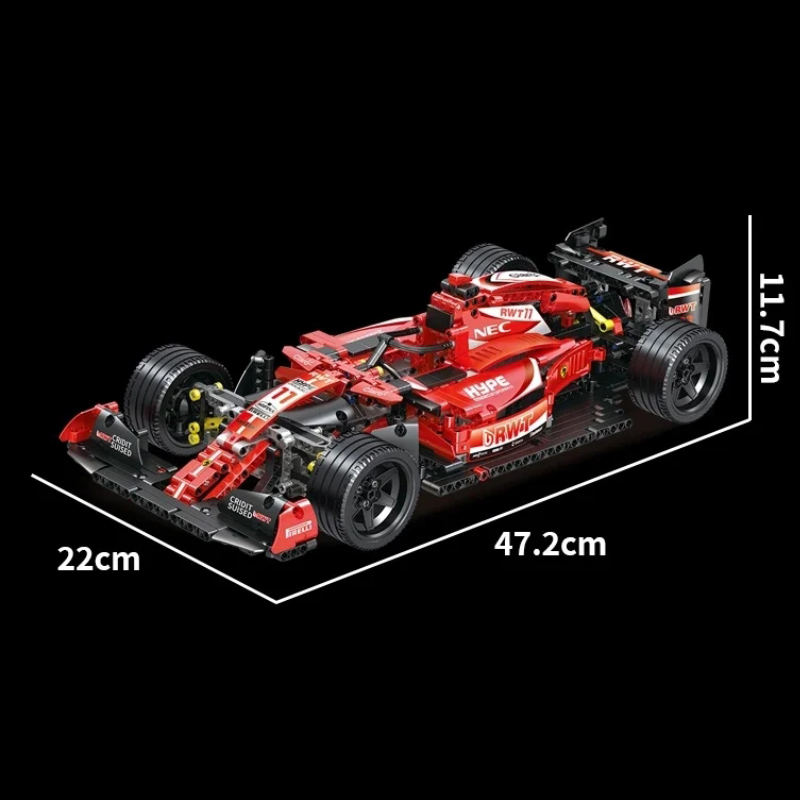 1280Pcs High-Tech Formula Cars - Model Kit F16 recensione e prezzo