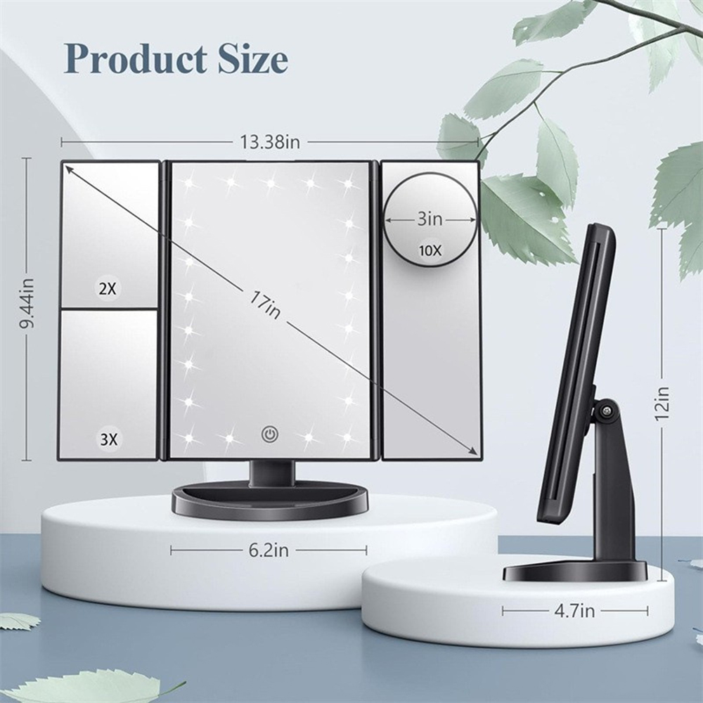 Specchio Pieghevole da Bagno p - Magnifier With Light recensione e prezzo