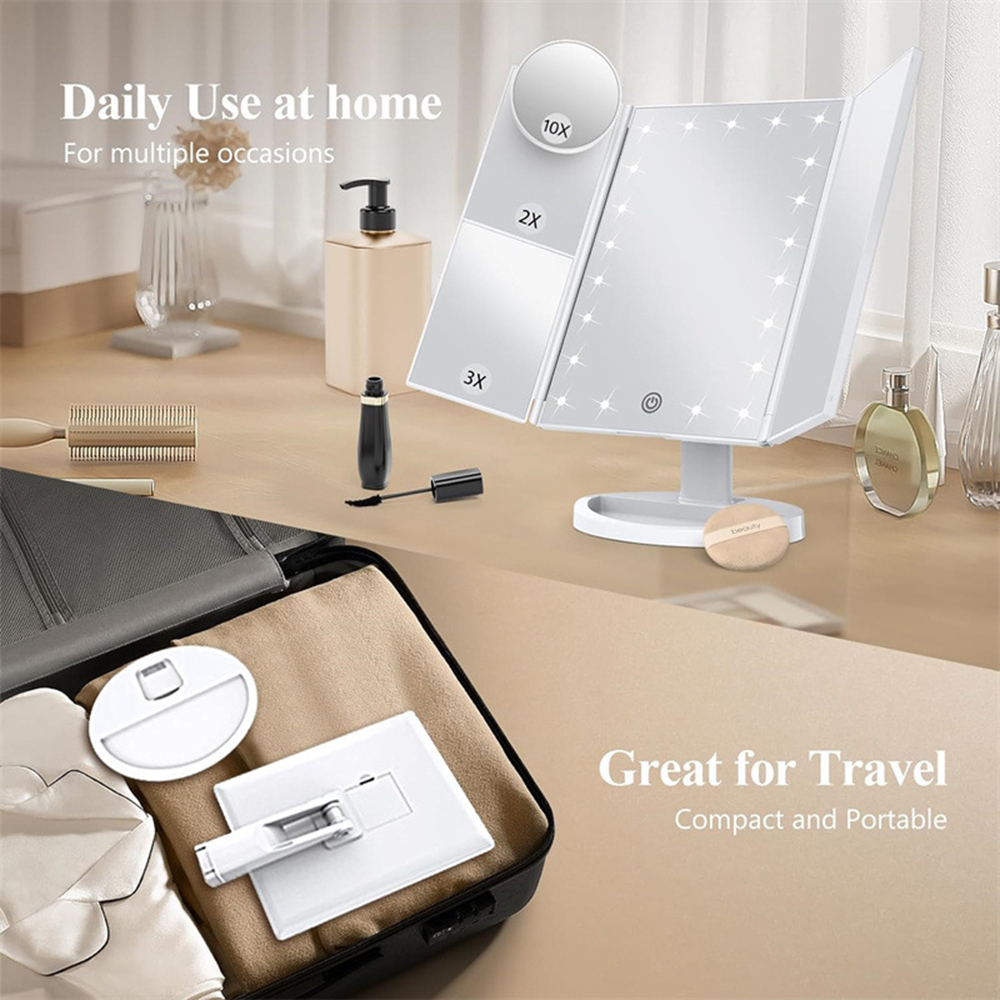 Specchio Pieghevole da Bagno p - Magnifier With Light recensione e prezzo
