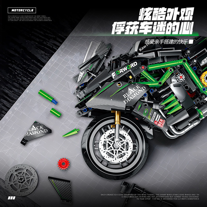 Nuovo Kit di Costruzione MOC M - Model Kit Motor Nuclear recensione e prezzo