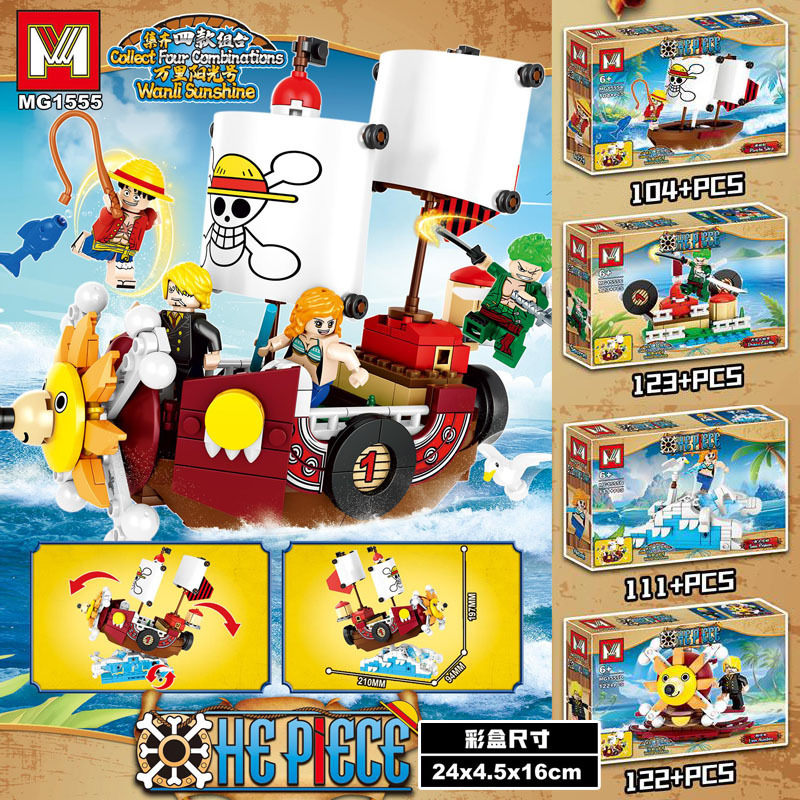 Set 4 in 1 One Piece THOUSAND  - Model Kit One Piece Bandai recensione e prezzo